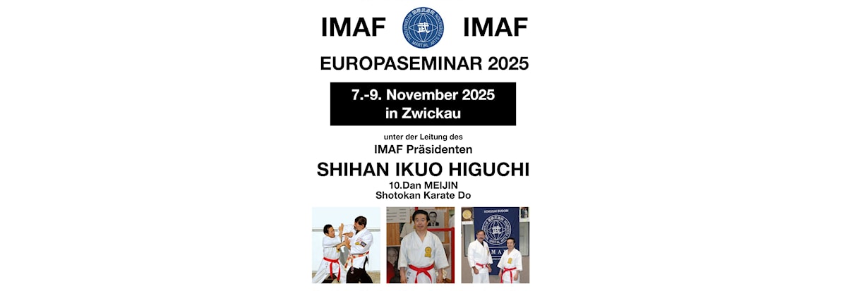 Shihan Higuchi kommer snart til Europa, 07.-09.11.2025 i Zwickau, Tyskland